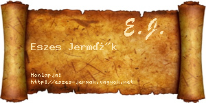 Eszes Jermák névjegykártya